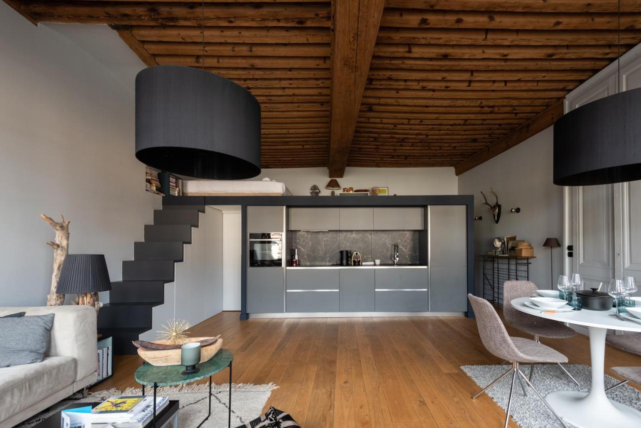 Апартаменты Le Loft Ethnic - Avec Jolie Vue Sur La Saone Лион Экстерьер фото